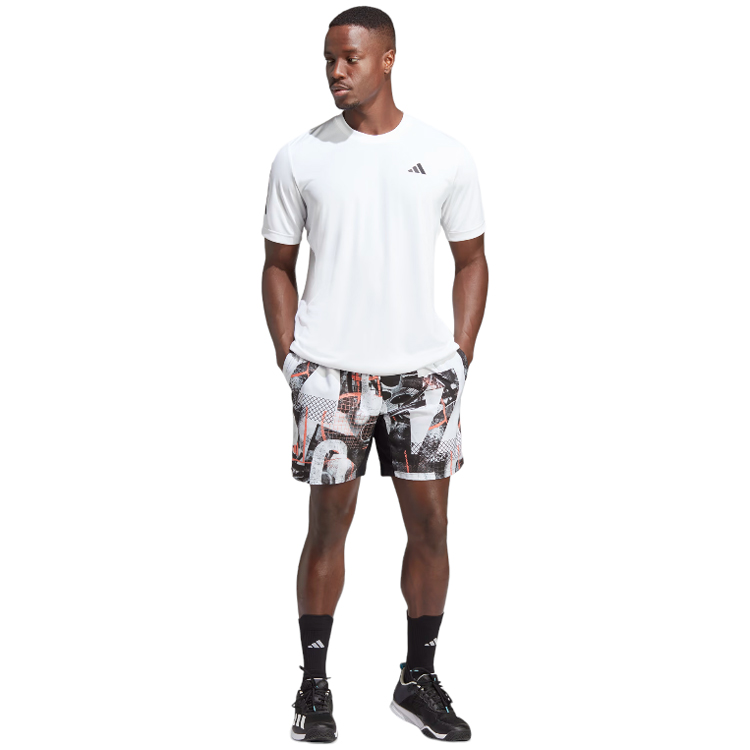 Tricou bărbătesc Adidas CLUB 3STR TEE L Alb photo 5