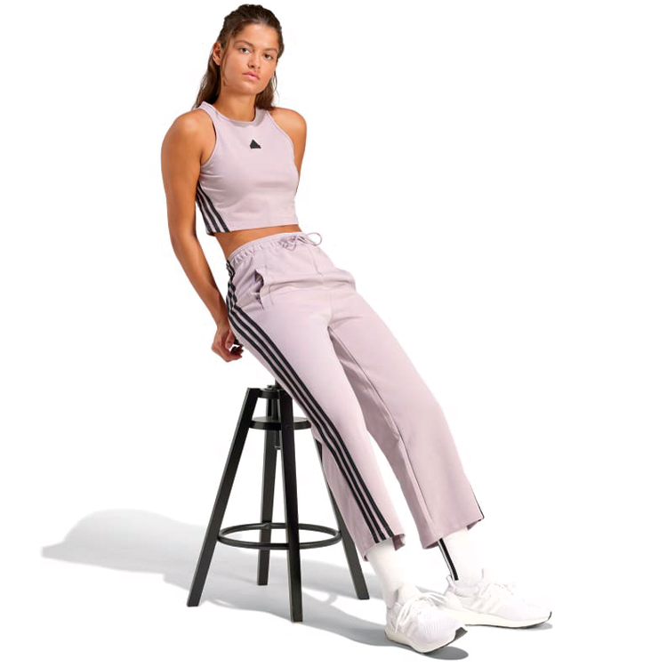 Брюки Adidas W FI 3S OH PT 2XS Сиреневый Женский photo 2