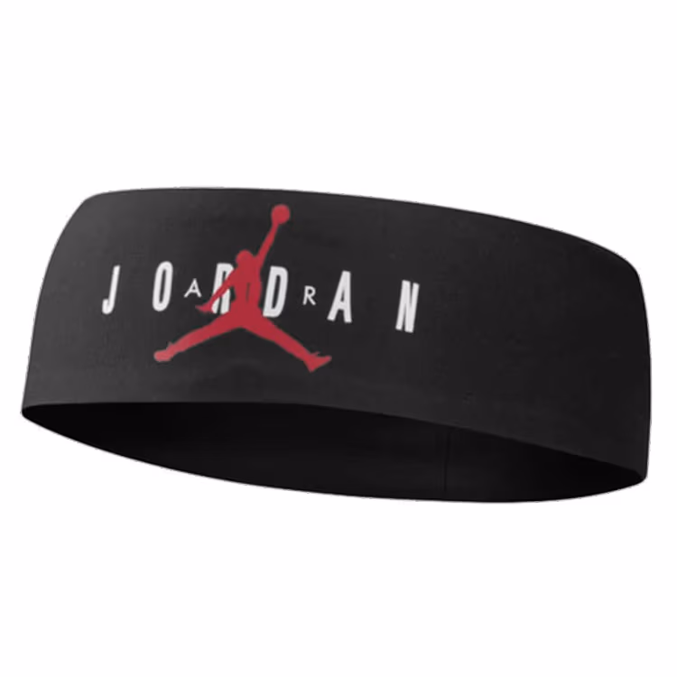 Banderolele Nike JORDAN FURY HEADBAND GRAPHIC BLACK/GYM RED/WHITE OSFM 