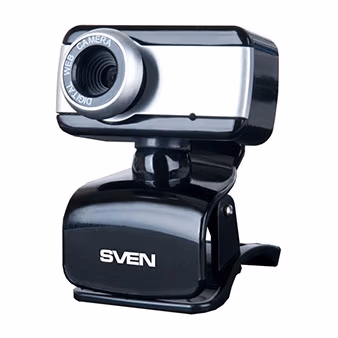 Camera SVEN IC-320, Microphone, 0.3Mpixel - 8Mpixel, UVC, USB2.0, Black 