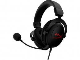 Headset  HyperX Cloud Core, Black, DTS Headphone:X, Solid aluminium build, Microphone: detachable, Frequency response: 15Hz–25,000 Hz, Cable length:1m+2m extension, 3.5 jack, Pure Hi-Fi capable,  Braided cable thumbnav 1