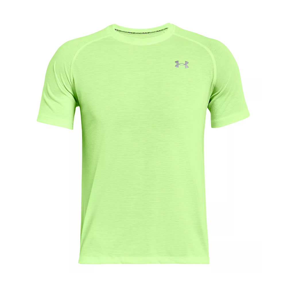 Tricou bărbătesc Under Armour UA STREAKER SS LG Verde photo 1