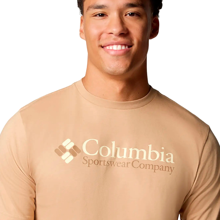 Tricou bărbătesc Columbia CSC Basic Logo Short Sleeve Shirt S Galben photo 5