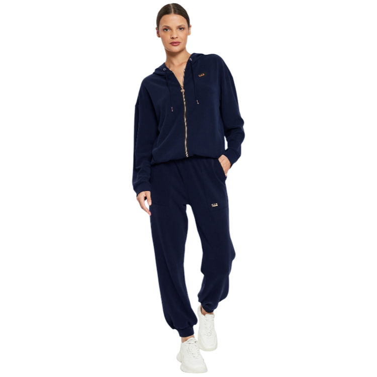 Pantaloni EA7 EMPORIO ARMANI TROUSER XXS Albastru Femei photo 2