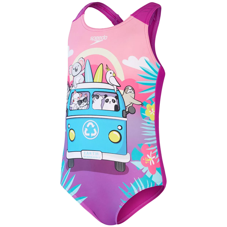 Купальник Speedo DIGI PLMT ALV 1PC IF / Женский / 3 / Розовый/Фиолетовый photo 2