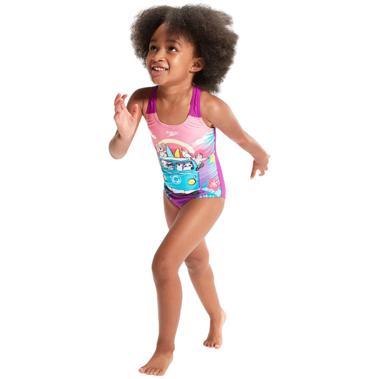Купальник Speedo DIGI PLMT ALV 1PC IF / Женский / 3 / Розовый/Фиолетовый photo 3