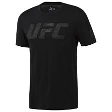 Футболка мужская Reebok UFC FG LOGO TEE S Черный photo 1
