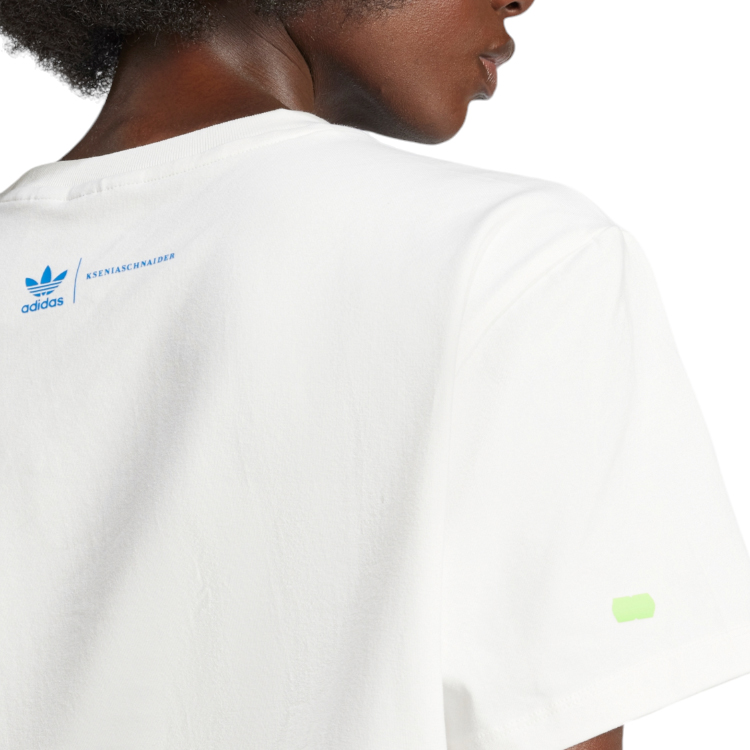Tricou Adidas KSENIA GFX TEE XXS Alb Femei photo 4