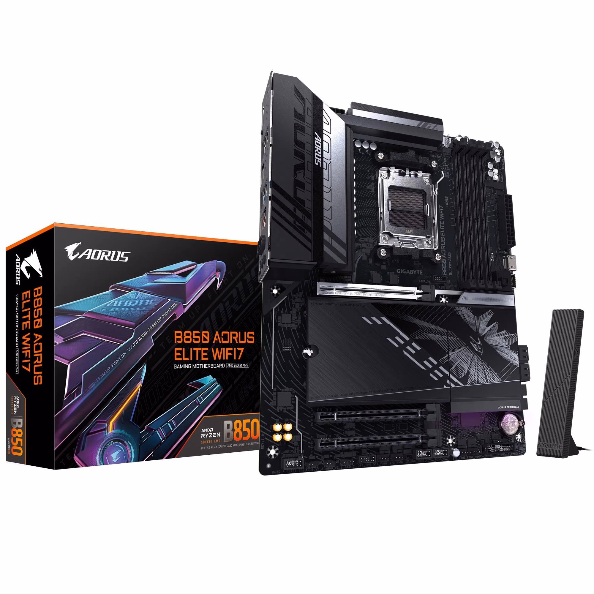 Материнская плата GIGABYTE B850 AORUS ELITE WF7/ AM5 / B850 / DDR5 / ATX 