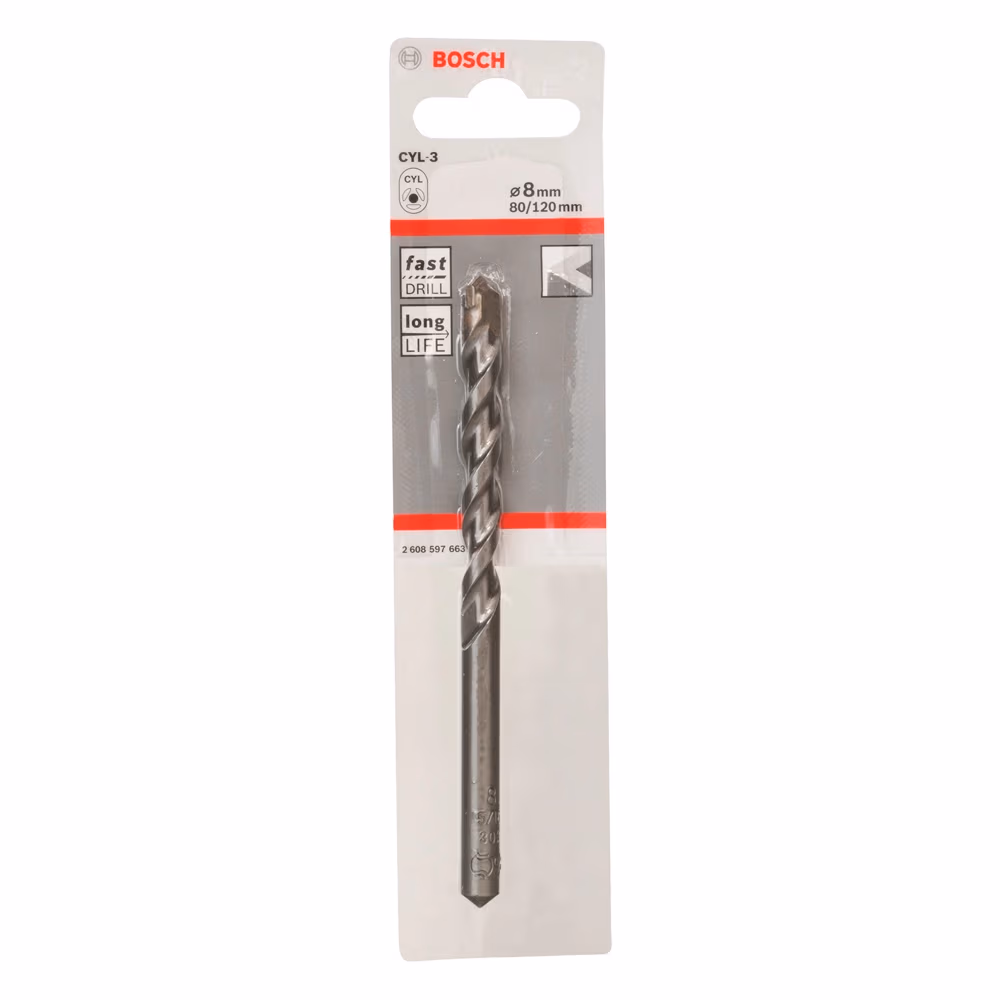 Сверло Bosch 8x80x120, 2608597663