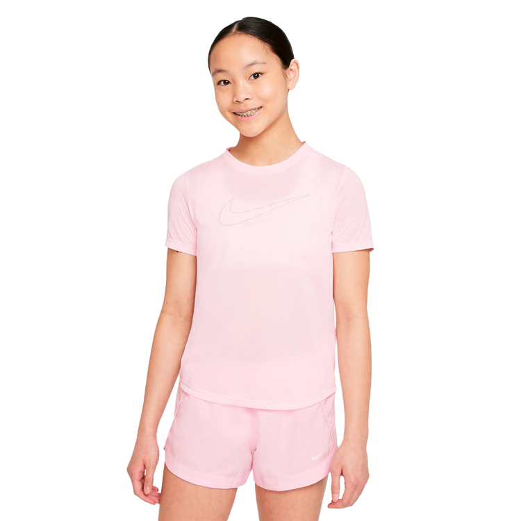 Tricou Nike G NK DF ONE SS TOP GX / Femei / S / Roz photo 2