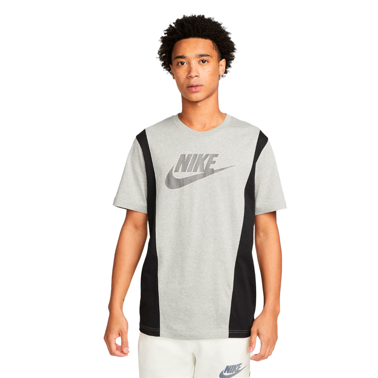 Tricou bărbătesc Nike M NSW HYBRID SS TOP M Gri-negru photo 1 Tricou bărbătesc Nike M NSW HYBRID SS TOP M Gri-negru photo 1