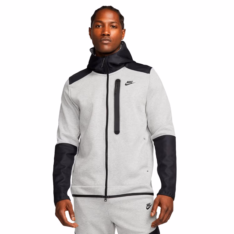 Hanorac Nike M NK TCH FLC OVERLAY FZ