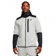 Hanorac Nike M NK TCH FLC OVERLAY FZ thumbnav 1