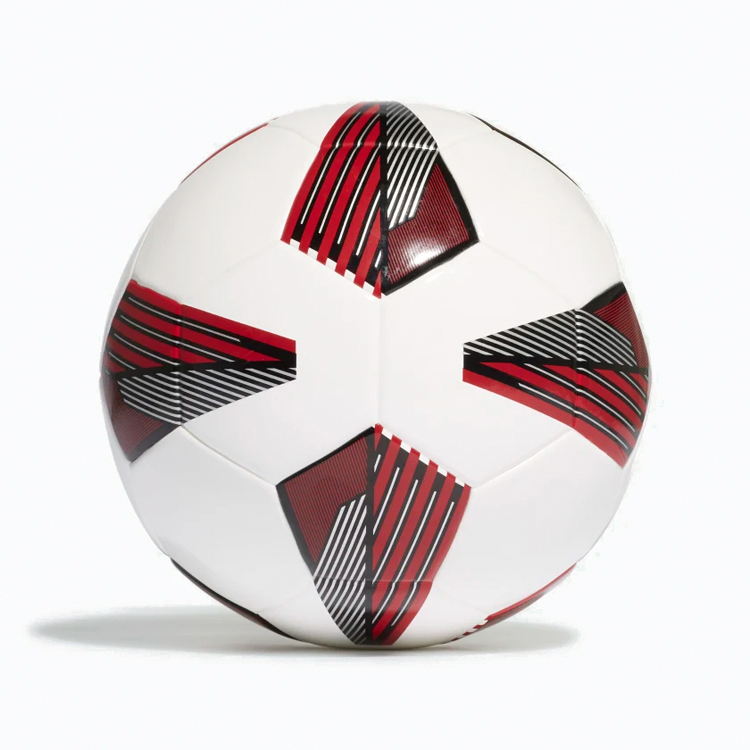 Minge fotbal Adidas FS0363 / Marimea 4 / Alb-Negru-Argintiu-Rosu photo 2