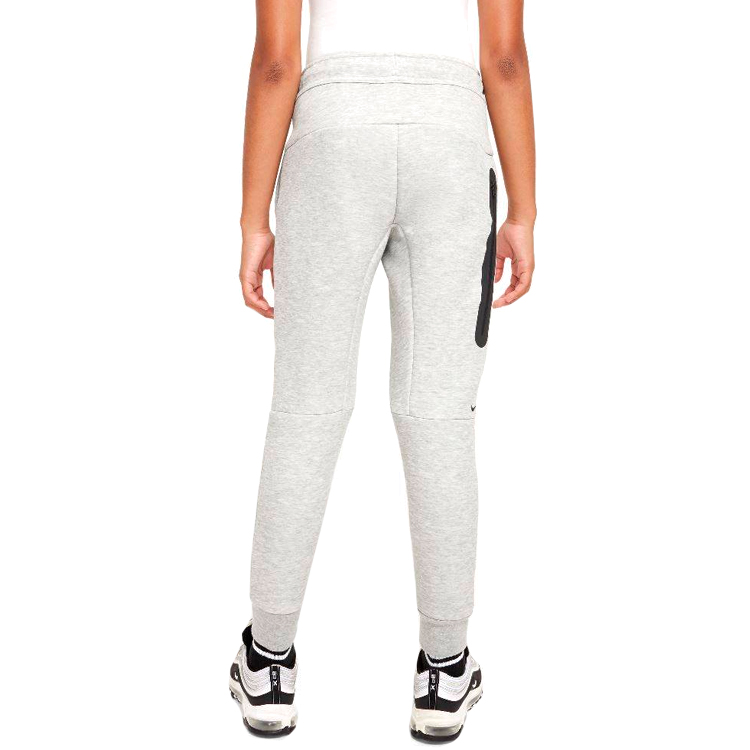 Pantaloni Nike B NSW TCH FLC JGGR - PD XS Gri Barbati photo 4