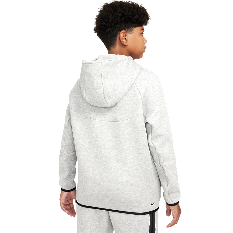 Jacheta Nike B NSW TCH FLC FZ - PD S+ Gri Barbati photo 5