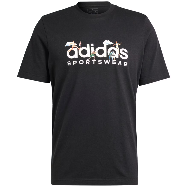Tricou bărbătesc Adidas M LANDSCAPE SPW XS Negru photo 1