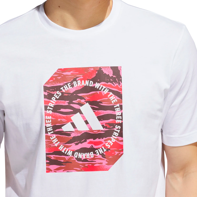 Футболка мужская Adidas M C CAMO BOX T L Белый photo 4