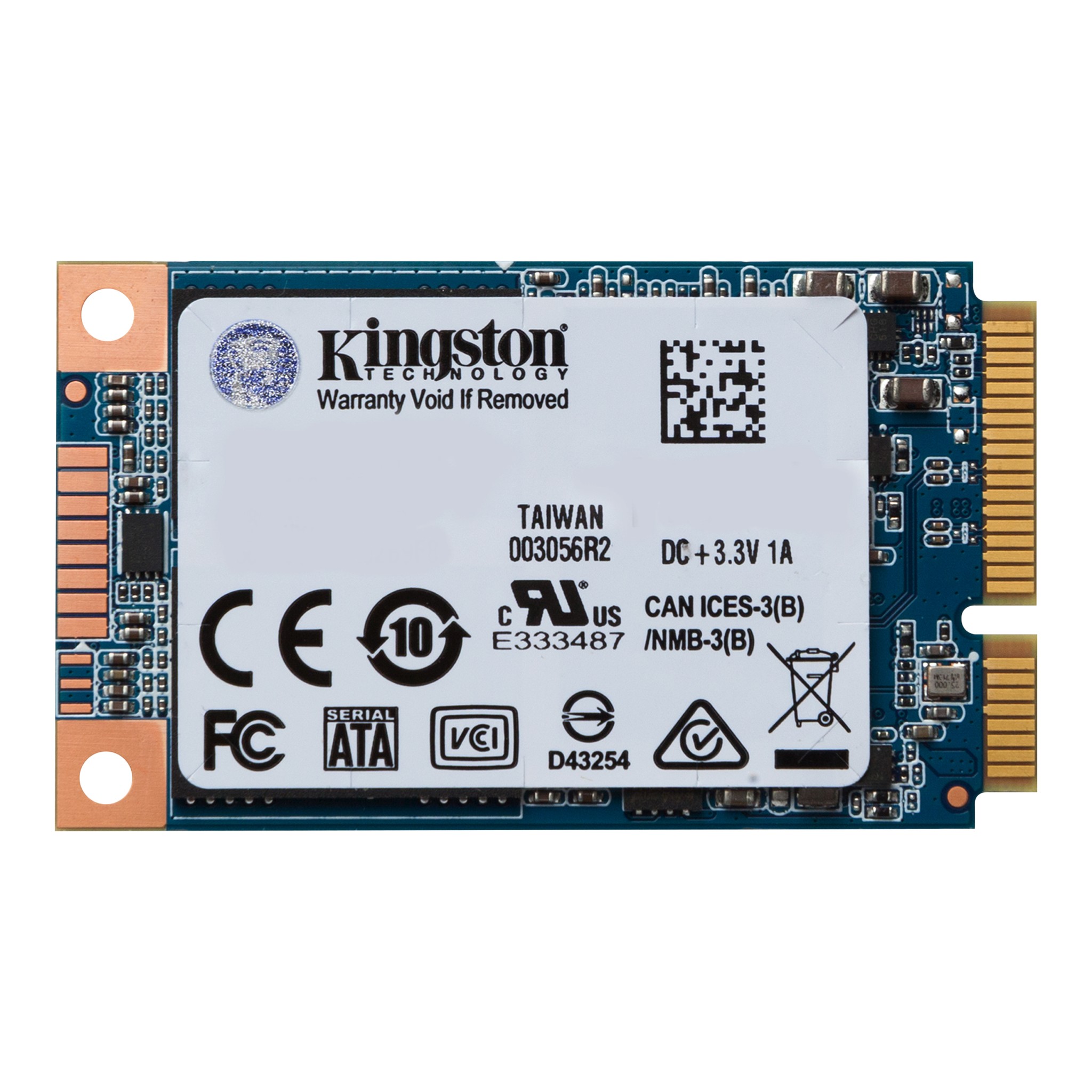 mSATA SSD 240GB Kingston SSDNow UV500, SATAIII, Sequential Read/Write: 520MBs / 500MBs, Maximum 4K Read/Write: 79,000IOPS / 25,000IOPS, AES 256-bit Hardware Encryption (SED), TCG Opal 2.0, Marvell 88SS1074 Controller, Next-Gen 64-layer 3D TLC photo 1