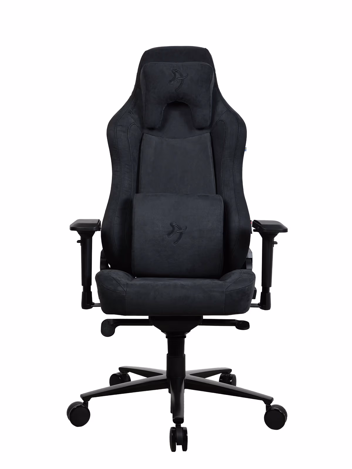Fotoliu Gaming AROZZI Vernazza SuperSoft Fabric / 135-145kg / 165-190cm /  Pure Black 