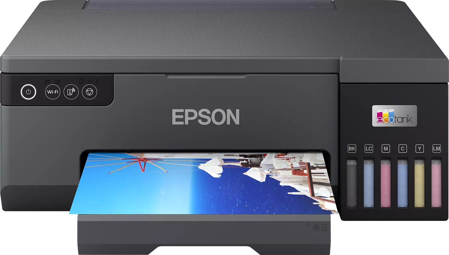 Imprimanta cu CISS Epson Eco Tank L8050 / 6-ink / A4 / Wi-Fi / CD/DVD print / Black photo 1