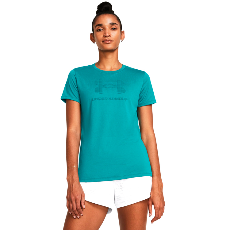 Tricou Under Armour UA Tech BL HD SS / Femei / L / Verde photo 4