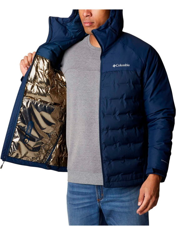 Geacă pt Barbati Columbia Grand Trek II Down Hooded Jacket S Albastru photo 4