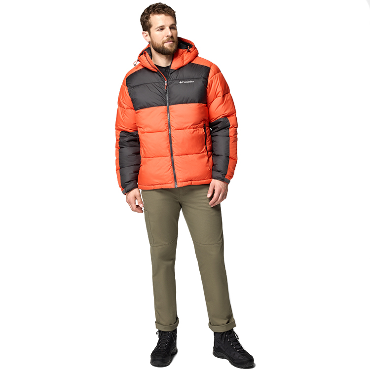 Geacă pt Barbati Columbia Pike Lake II Hooded Jacket S Rosu photo 5