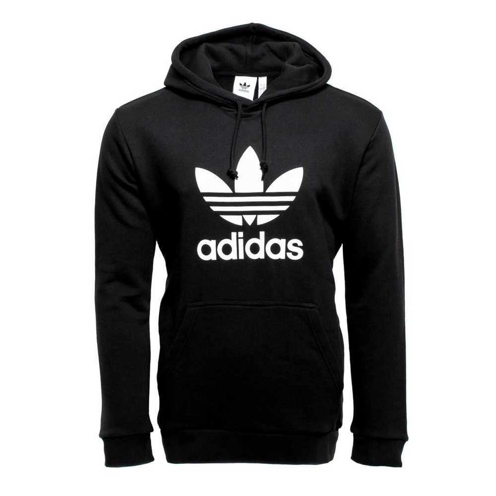 Hanorac pt bărbați Adidas TREFOIL HOODIE S Negru photo 1 Hanorac pt bărbați Adidas TREFOIL HOODIE S Negru photo 1