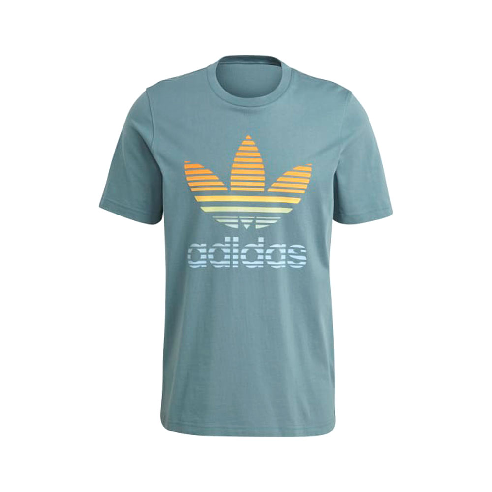 Футболка мужская Adidas TREF OMBRE T S Зеленый photo 1