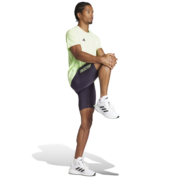 Tricou bărbătesc Adidas ADIZERO E TEE S Verde photo 4