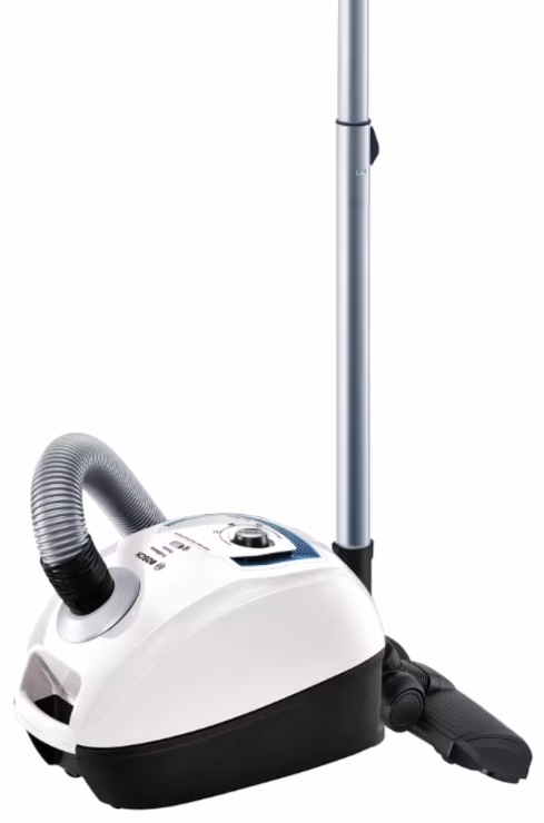Пылесос с мешком Bosch BGL4SIL69W, 3.0 л  и более, 500 Вт, 69 дБ, Белый/беж