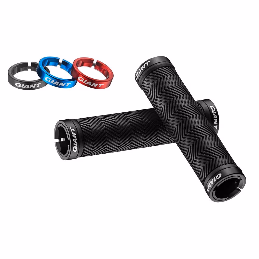 Mansoane Giant GNT SOLE­O MTB BLACK GRIP WRED LOCK­ON