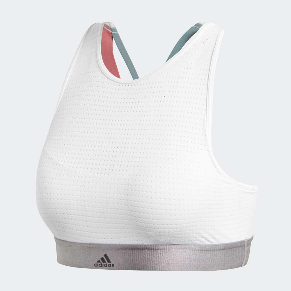 Bra sportive Adidas Halter Bra 2.0 / Femei / L / Alb photo 1 Bra sportive Adidas Halter Bra 2.0 / Femei / L / Alb photo 1