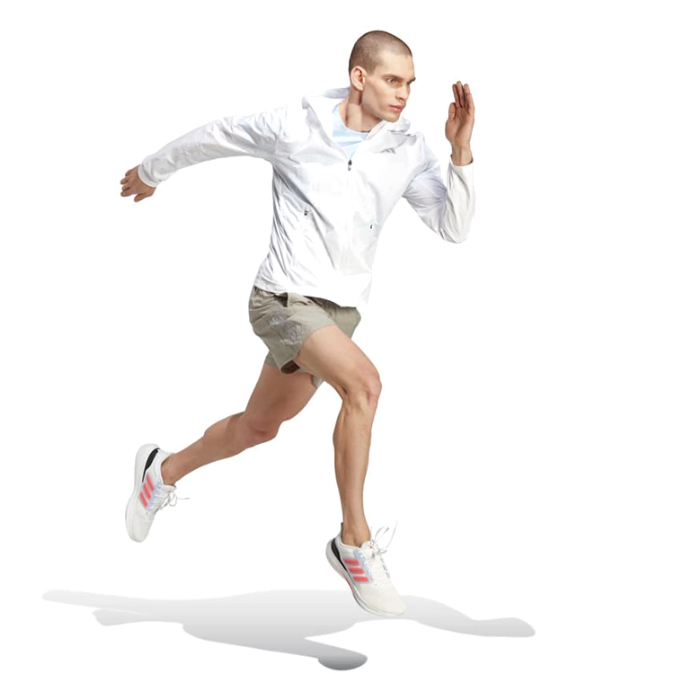 Jachetă Adidas MARATHON JACKET 2XL Alb pentru bărbați  photo 2
