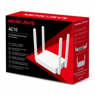Wireless Router MERCUSYS AC10 / AC1200 Dual Band / Wi-Fi5 / 1 WAN+2 LAN / 4 external antennas thumbnav 4