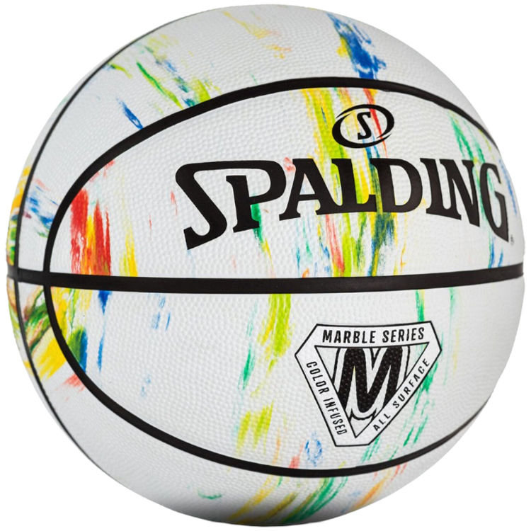 Мяч баскетбольный Spalding 06466 / 7 размер / Белый photo 2