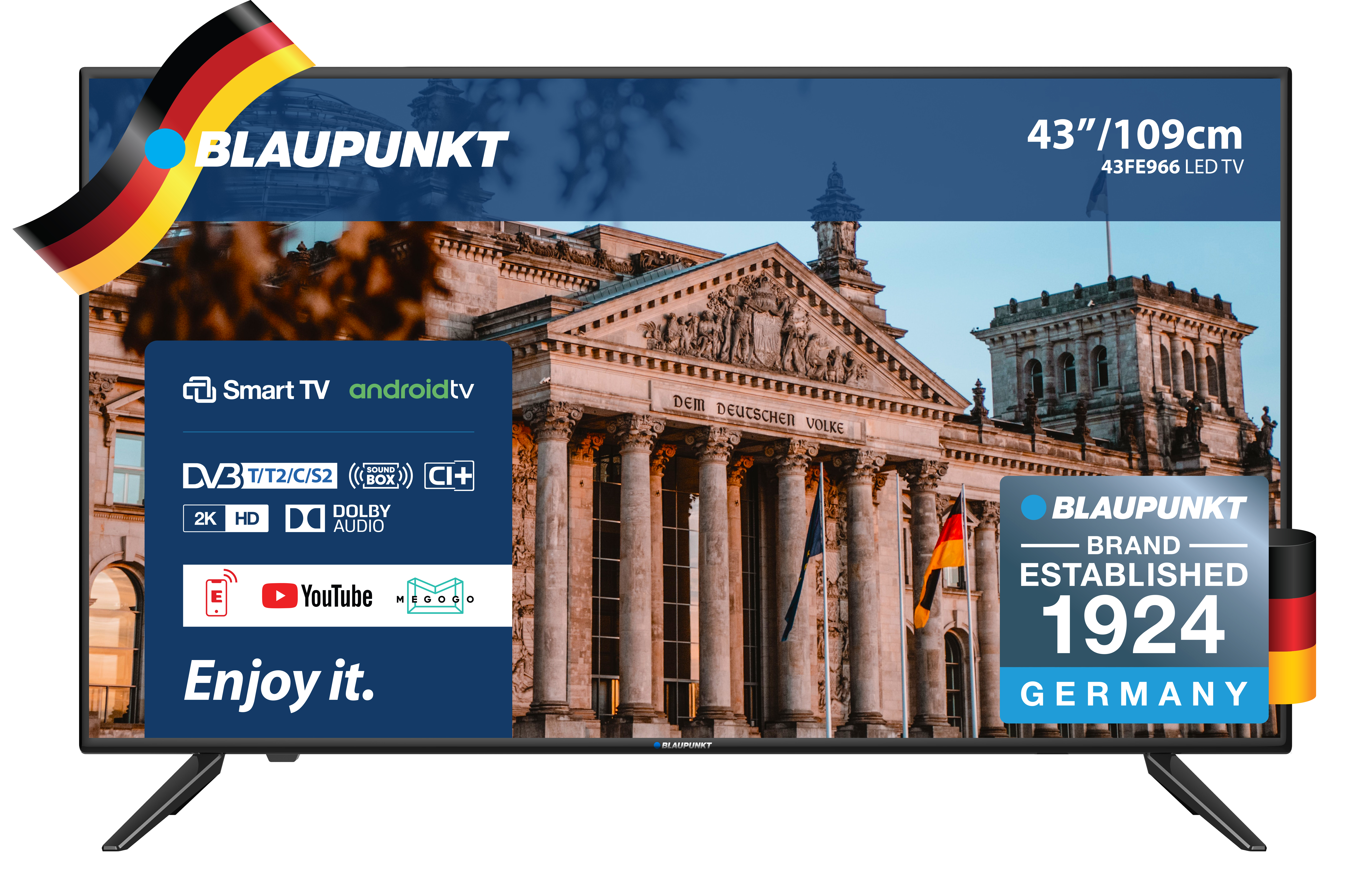 Televizor Blaupunkt 43FE966 / 43" / LED / Full HD photo 1 Televizor Blaupunkt 43FE966 / 43" / LED / Full HD photo 1