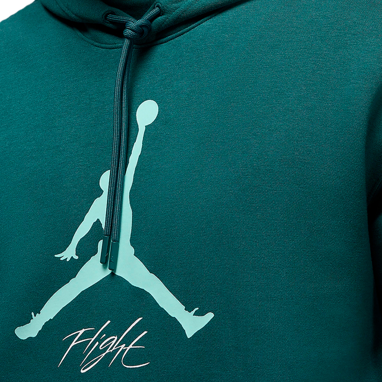Hanorac pt bărbați Nike M J ESS FLC BASELINE HOODIE M Verde photo 3