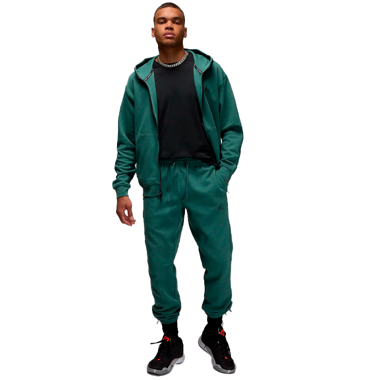 Pantaloni Nike M J DF SPRT HOOP FLC PANT M Verde Barbati photo 4