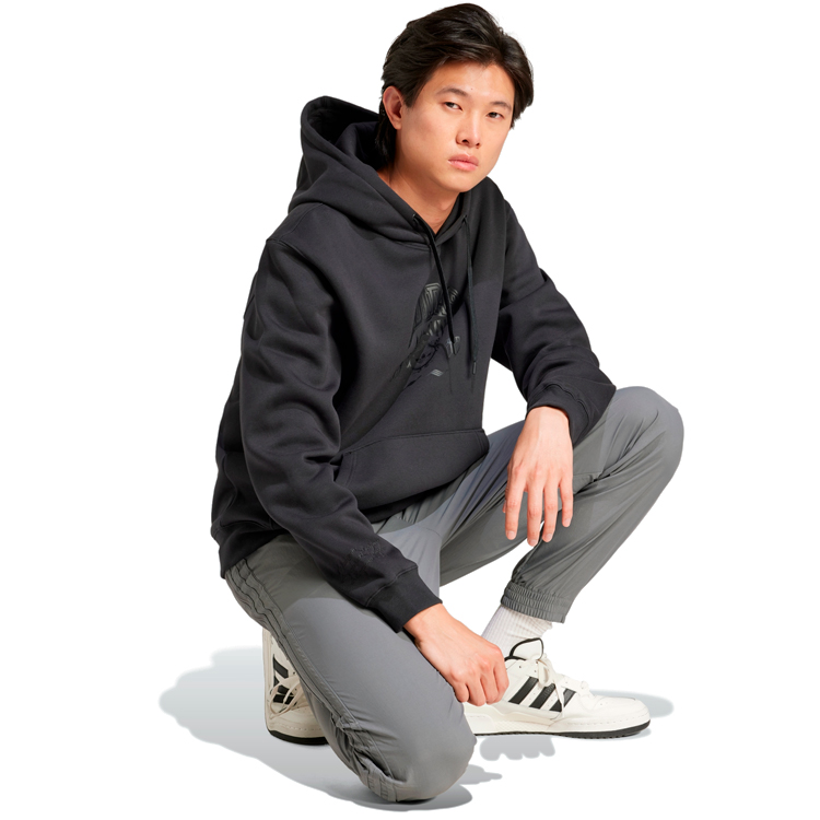 Мужская Толстовка Adidas VRCT HOODED 1 XL Черный photo 2