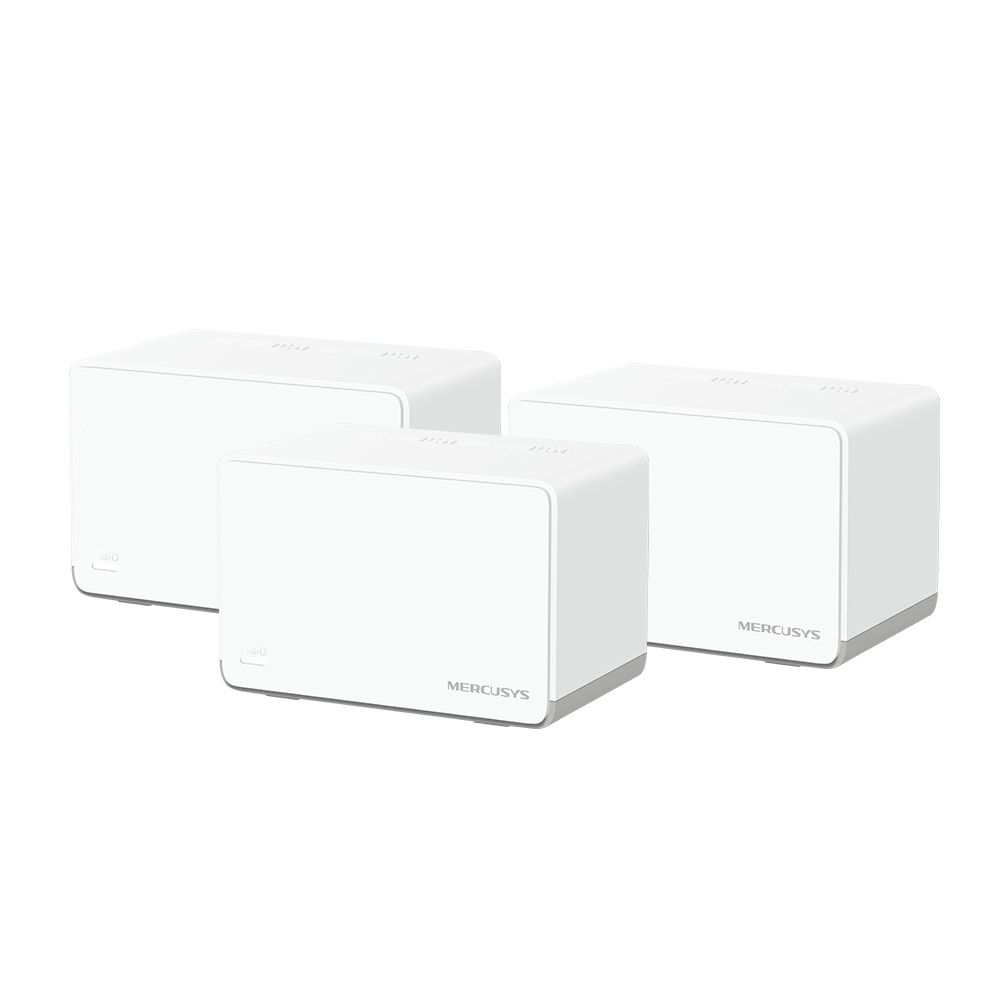 Mesh Wi-Fi System MERCUSYS Halo H70X (3-pack)  / AC1800 Dual Band / 3 x Gigabit LAN photo 1