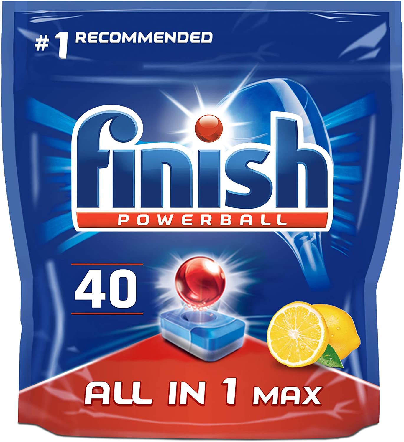 Tablete p/u MSV Finish All in One  40 tab Lemon photo 1