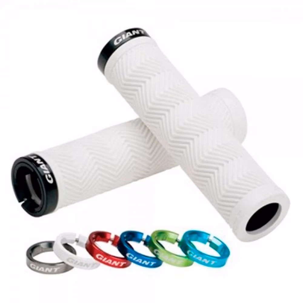 Mansoane Giant GNT SOLE­O MTB WHITE GRIP WBLACK LOCK­ON