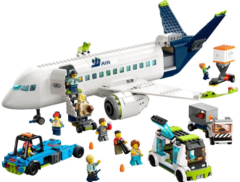 Constructor Lego City Passenger Airplane 60367 de la 7+ ani photo 2