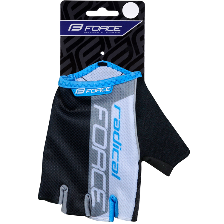 Manusi pentru bicicleta Force RADICAL Negru-alb-rosu 905267 photo 2