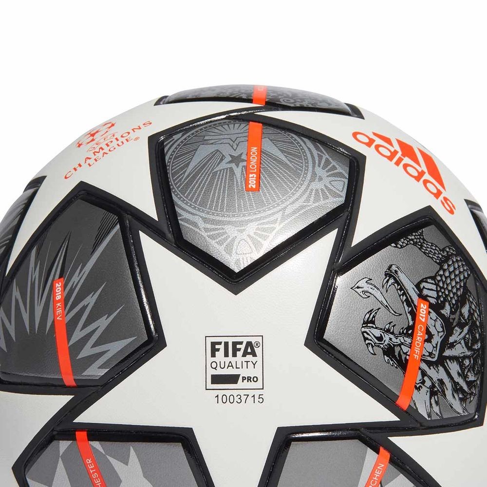 Мяч футбольный Adidas GK3467 / 5 размер / Серый/Белый/Розовый photo 2