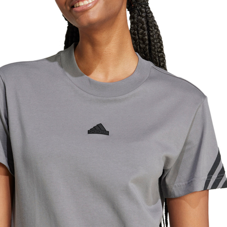 Tricou Adidas W FI 3S TEE XXS Gri Femei photo 5