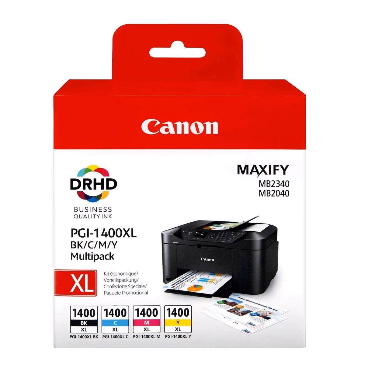 Multi Pack Ink Cartridge Canon PGI-1400XL (9185B004), for MAXIFY 2040/MB2340/MB2140/MB2740